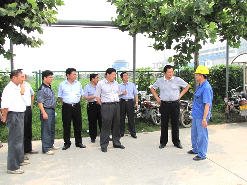 省市人大代表视察我县新型工业化建设